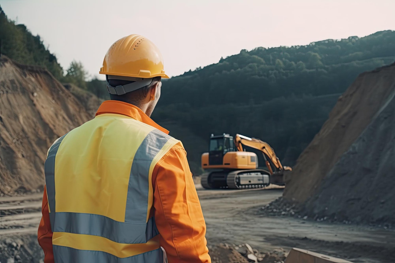 Charles Brown crew on a road paving job site
