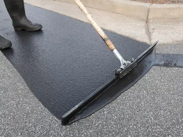 Sealcoating and parking-line striping